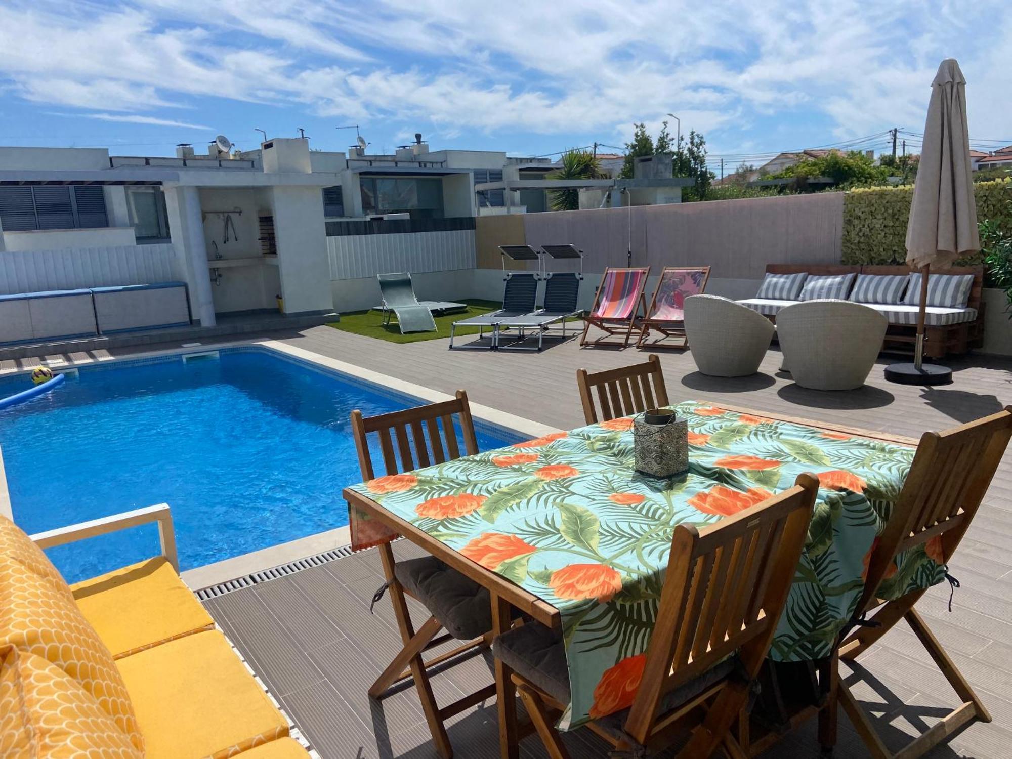 Meco Beach Villa Сезімбра Екстер'єр фото